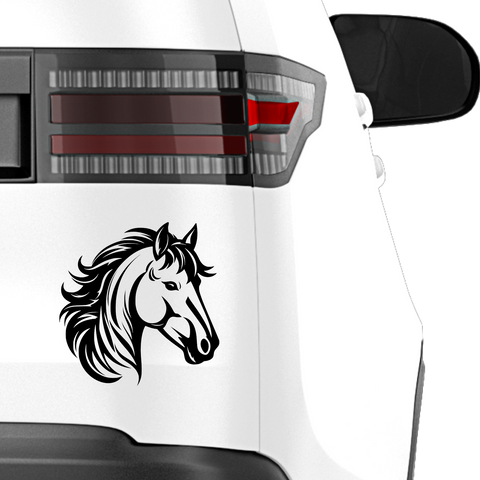 Pferdekopf Aufkleber Nr. 112 - Beispielansicht