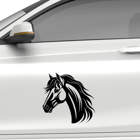 Pferdekopf Aufkleber Nr. 114 - Beispielansicht