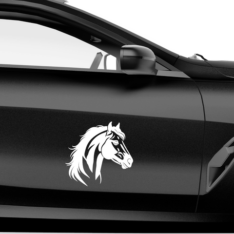 Pferdekopf Aufkleber Nr. 115 - Beispielansicht