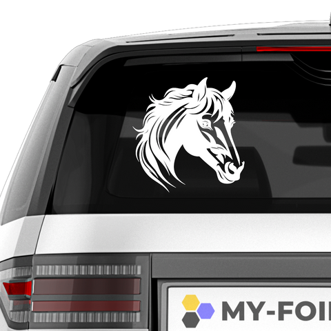 Pferdekopf Aufkleber Nr. 116 - Beispielansicht