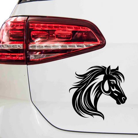 Pferdekopf Aufkleber Nr. 118 - Beispielansicht