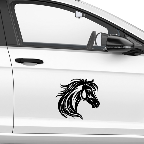 Pferdekopf Aufkleber Nr. 118 - Beispielansicht