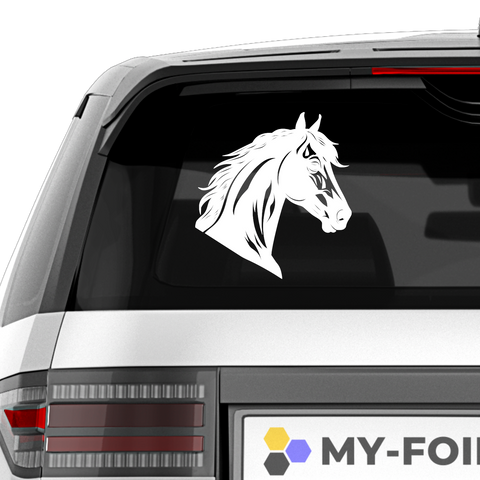 Pferdekopf Aufkleber Nr. 119 - Beispielansicht