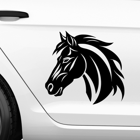Pferdekopf Aufkleber Nr. 11 - Beispielansicht