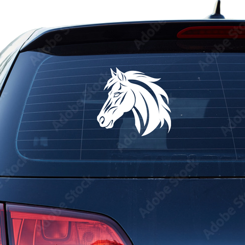 Pferdekopf Aufkleber Nr. 11 - Beispielansicht