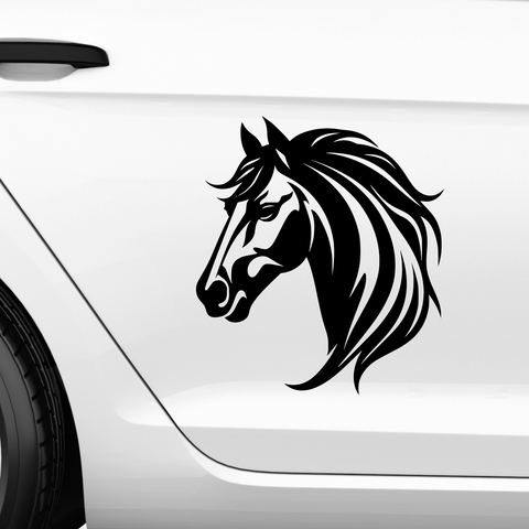 Pferdekopf Aufkleber Nr. 120 - Beispielansicht