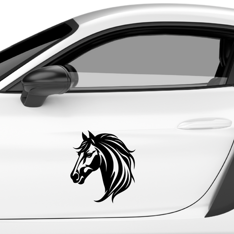 Pferdekopf Aufkleber Nr. 120 - Beispielansicht