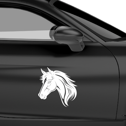 Pferdekopf Aufkleber Nr. 12 - Beispielansicht