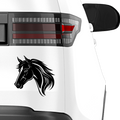 Pferdekopf Aufkleber Nr. 12 - Beispielansicht