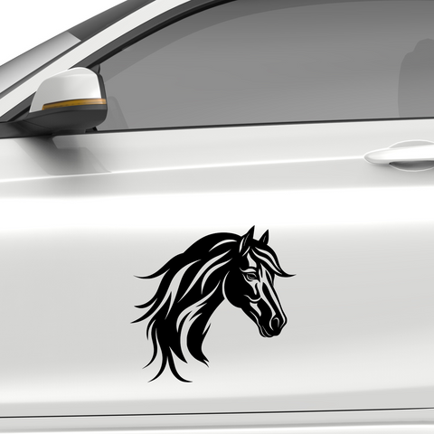 Pferdekopf Aufkleber Nr. 13 - Beispielansicht