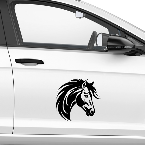Pferdekopf Aufkleber Nr. 14 - Beispielansicht