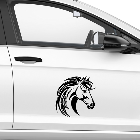 Pferdekopf Aufkleber Nr. 15 - Beispielansicht