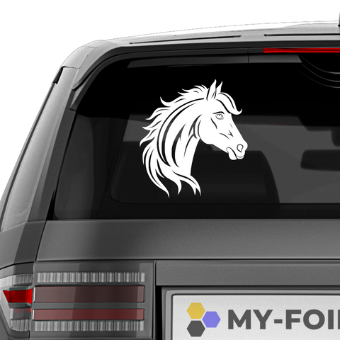 Pferdekopf Aufkleber Nr. 16 - Beispielansicht