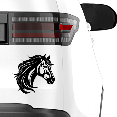 Pferdekopf Aufkleber Nr. 17 - Beispielansicht