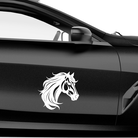 Pferdekopf Aufkleber Nr. 17 - Beispielansicht