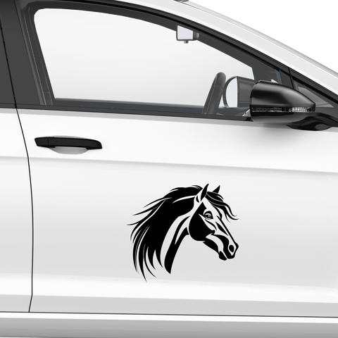 Pferdekopf Aufkleber Nr. 18 - Beispielansicht