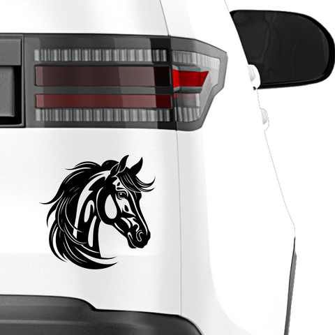 Pferdekopf Aufkleber Nr. 19 - Beispielansicht