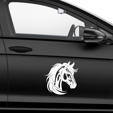 Pferdekopf Aufkleber Nr. 19 - Beispielansicht