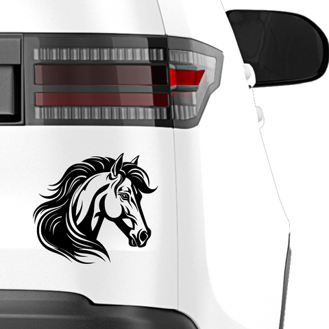 Pferdekopf Aufkleber Nr. 1 - Beispielansicht