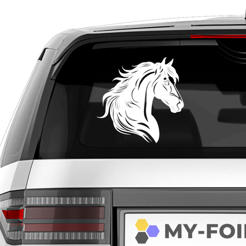 Pferdekopf Aufkleber Nr. 20 - Beispielansicht