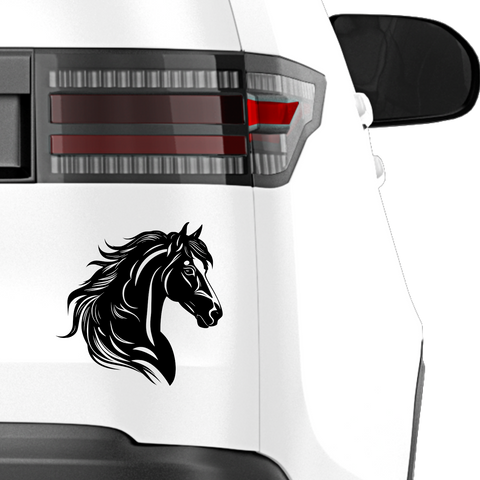 Pferdekopf Aufkleber Nr. 20 - Beispielansicht