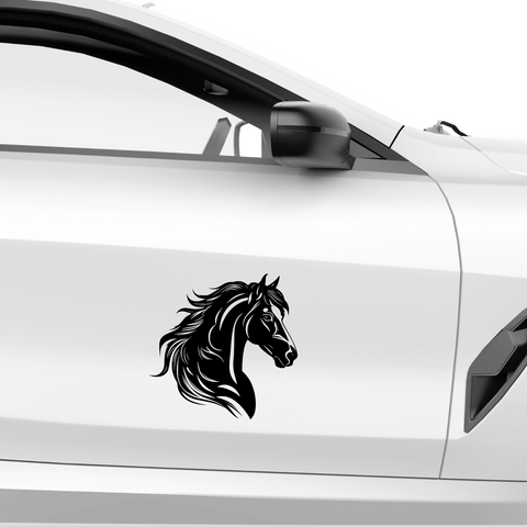 Pferdekopf Aufkleber Nr. 20 - Beispielansicht