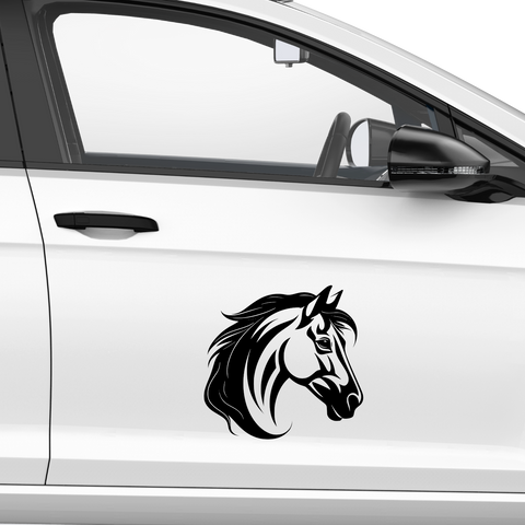 Pferdekopf Aufkleber Nr. 21 - Beispielansicht