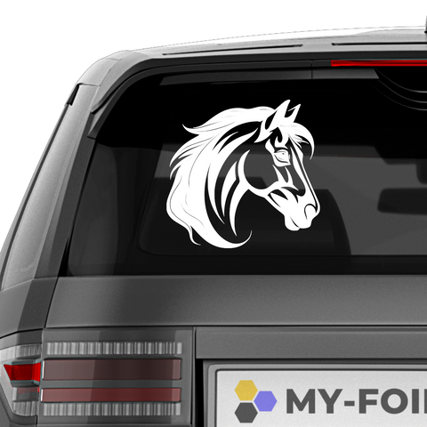 Pferdekopf Aufkleber Nr. 21 - Beispielansicht