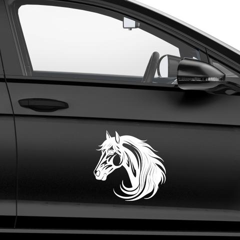 Pferdekopf Aufkleber Nr. 22 - Beispielansicht
