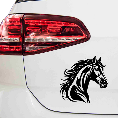 Pferdekopf Aufkleber Nr. 23 - Beispielansicht