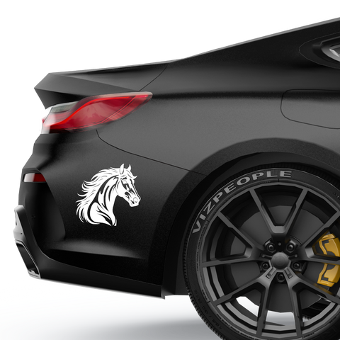 Pferdekopf Aufkleber Nr. 23 - Beispielansicht