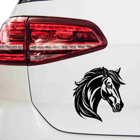 Pferdekopf Aufkleber Nr. 24 - Beispielansicht