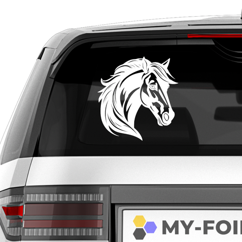 Pferdekopf Aufkleber Nr. 24 - Beispielansicht