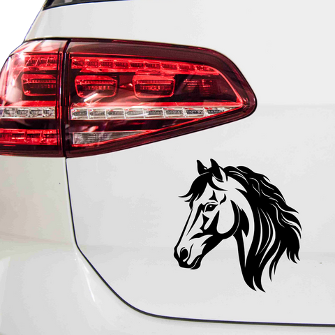 Pferdekopf Aufkleber Nr. 26 - Beispielansicht