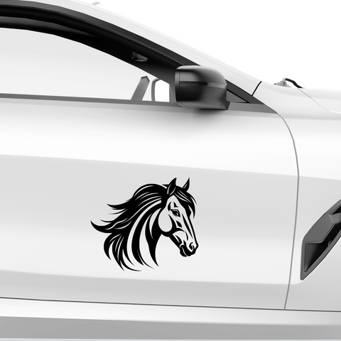 Pferdekopf Aufkleber Nr. 28 - Beispielansicht