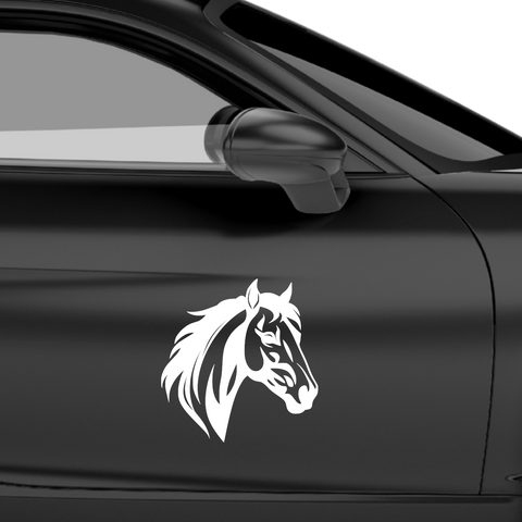 Pferdekopf Aufkleber Nr. 29 - Beispielansicht