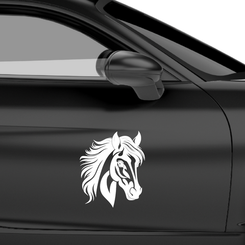 Pferdekopf Aufkleber Nr. 2 - Beispielansicht