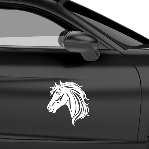 Pferdekopf Aufkleber Nr. 30 - Beispielansicht