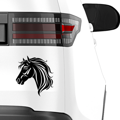 Pferdekopf Aufkleber Nr. 30 - Beispielansicht