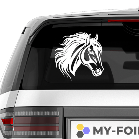 Pferdekopf Aufkleber Nr. 31 - Beispielansicht