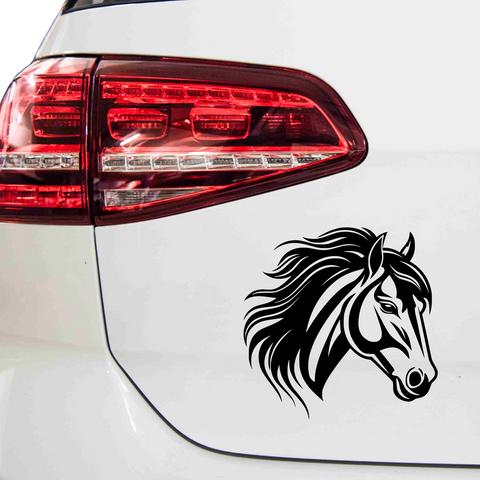 Pferdekopf Aufkleber Nr. 31 - Beispielansicht