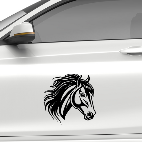 Pferdekopf Aufkleber Nr. 31 - Beispielansicht