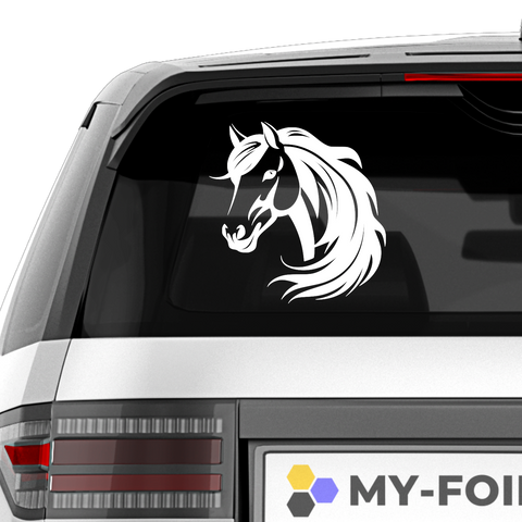 Pferdekopf Aufkleber Nr. 32 - Beispielansicht