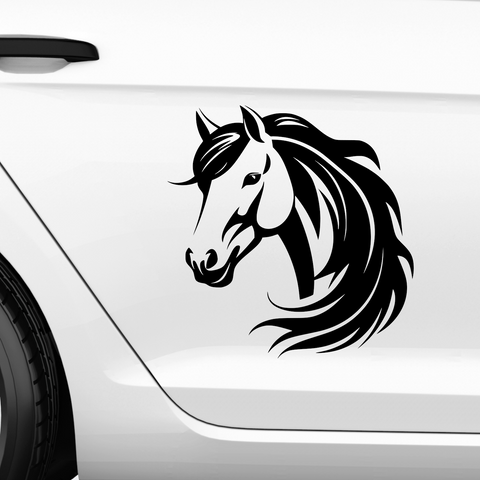 Pferdekopf Aufkleber Nr. 32 - Beispielansicht