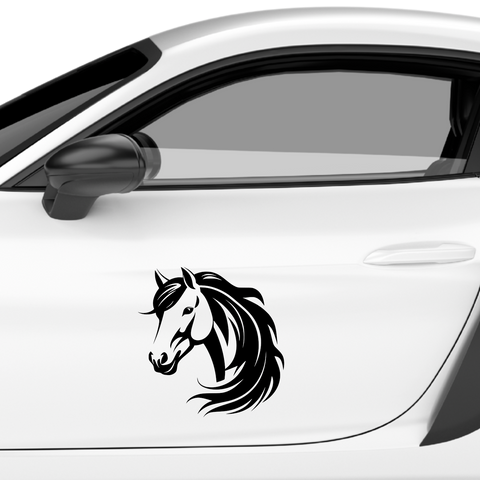 Pferdekopf Aufkleber Nr. 32 - Beispielansicht
