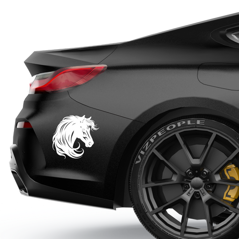 Pferdekopf Aufkleber Nr. 33 - Beispielansicht