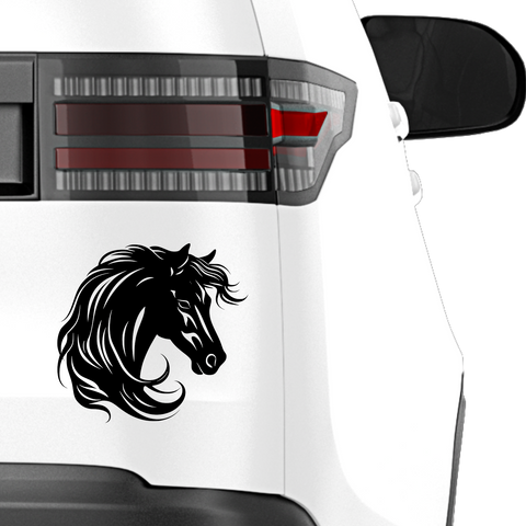 Pferdekopf Aufkleber Nr. 33 - Beispielansicht