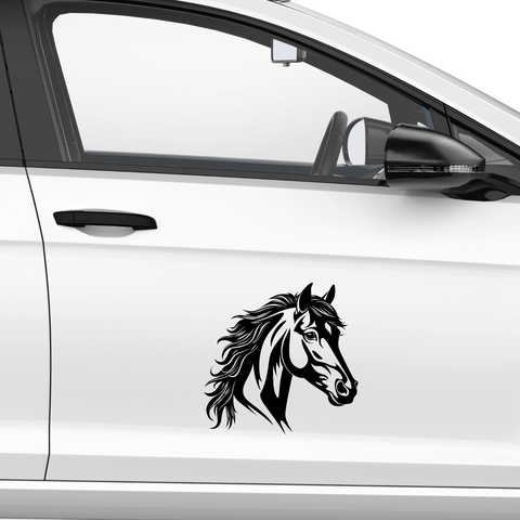 Pferdekopf Aufkleber Nr. 34 - Beispielansicht
