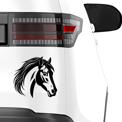 Pferdekopf Aufkleber Nr. 36 - Beispielansicht