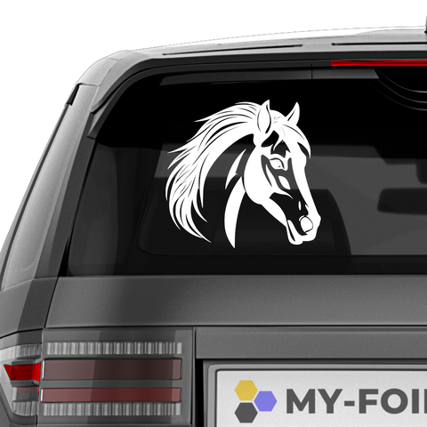 Pferdekopf Aufkleber Nr. 36 - Beispielansicht